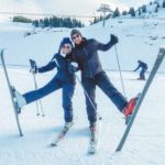 Bourdon et moi au ski